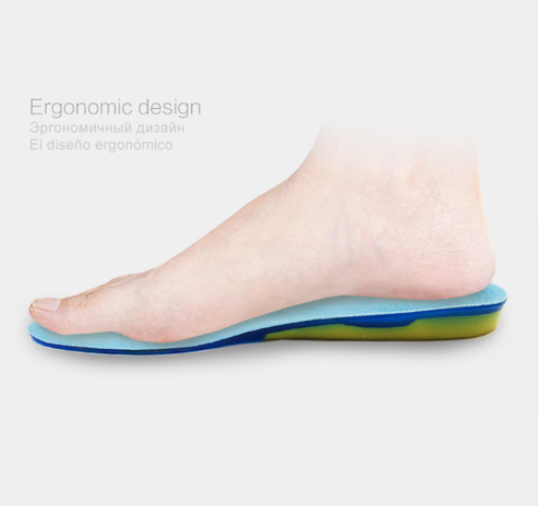 Silicon Gel Insoles Foot Care, Insoles Shock Absorption Pads Arch Orthopedic