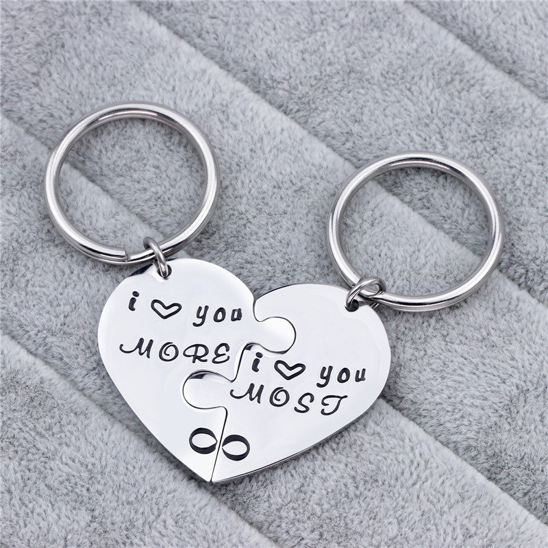 Titanium steel key chain