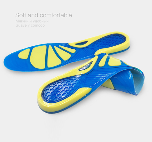 Silicon Gel Insoles Foot Care, Insoles Shock Absorption Pads Arch Orthopedic