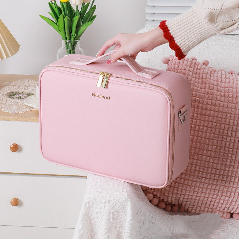Luxury Cosmetic Case With Smart LED Mirror