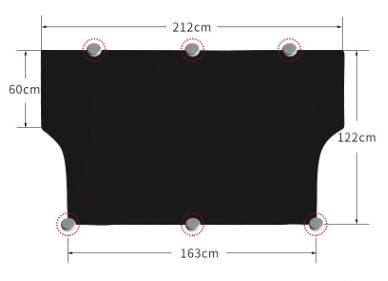 Car Magnetic Snow Gear 5 Magnetic Car Magnet Sunshade Snow