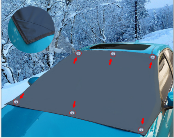 Car Magnetic Snow Gear 5 Magnetic Car Magnet Sunshade Snow
