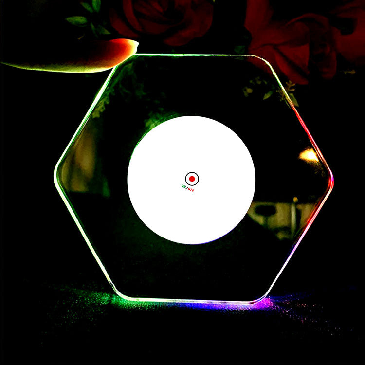 Flashing Base Tableware Decoration Pads