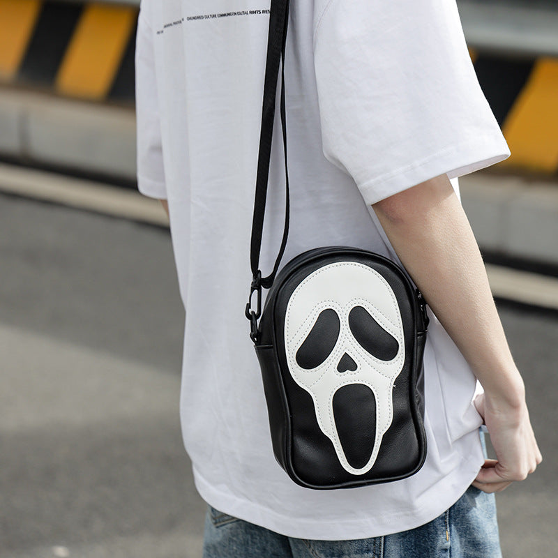 Halloween Ghost Skull Crossbody Bag