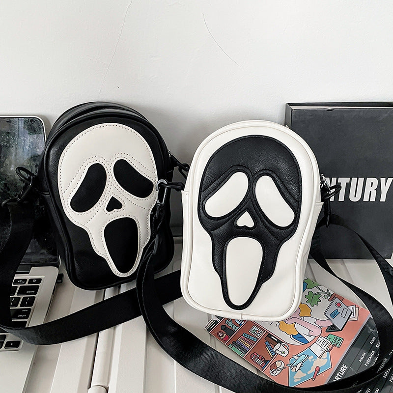 Halloween Ghost Skull Crossbody Bag