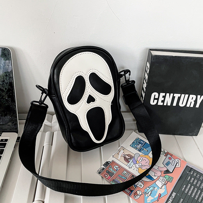 Halloween Ghost Skull Crossbody Bag