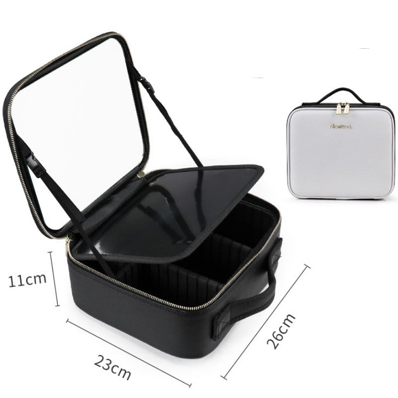 Luxury Cosmetic Case With Smart LED Mirror
