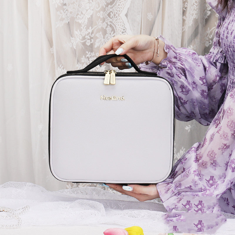 Luxury Cosmetic Case With Smart LED Mirror