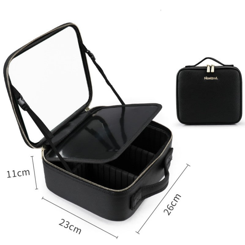 Luxury Cosmetic Case With Smart LED Mirror