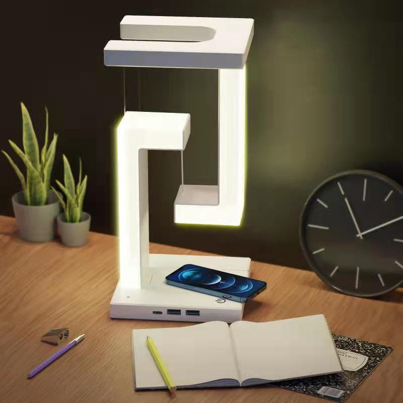 Creative lamp balance wereless charging