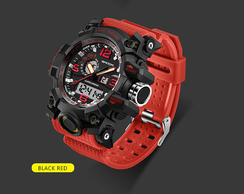 SANDA military watch waterproof sports watches