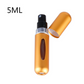 Mini Portable Refillable 8ml 5ml Perfume Aluminum Atomizer Spray Cosmetic Bottle