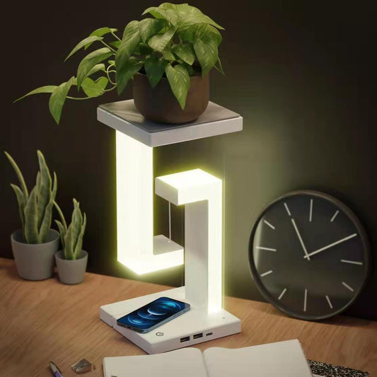 Creative lamp balance wereless charging