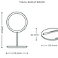 LED Folding Mirror Make-up mirror
