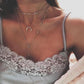 Fashion multilayer crescent moon choker Necklace