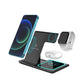 Three-in-one Mobile Phone Watch Headset Wireless Charger Folding Stand