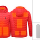 New Heated Jacket Coat USB Electric Jacket Cotton Coat Heater Thermal Clothing Heating Vest Men's Clothes Winter