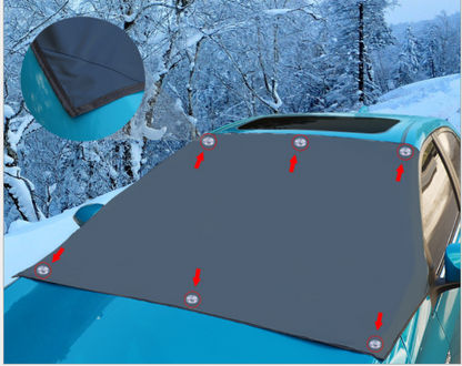 Car Magnetic Snow Gear 5 Magnetic Car Magnet Sunshade Snow