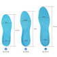 Silicon Gel Insoles Foot Care,  Insoles Shock Absorption Pads Arch Orthopedic