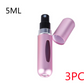 Mini Portable Refillable 8ml 5ml Perfume Aluminum Atomizer Spray Cosmetic Bottle