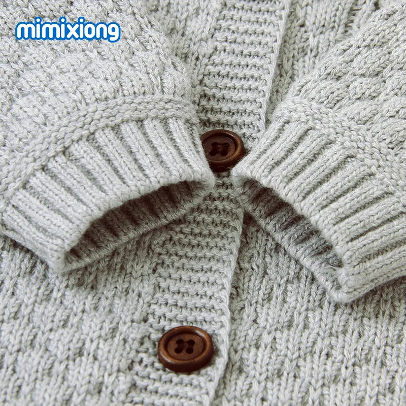 Baby Rompers Long Sleeve Autumn Winter Knitted Newborn