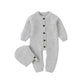 Baby Rompers Long Sleeve Autumn Winter Knitted Newborn