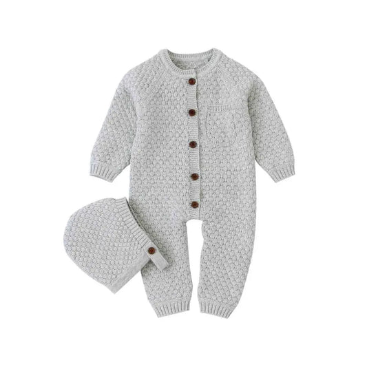 Baby Rompers Long Sleeve Autumn Winter Knitted Newborn