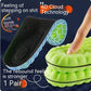 Poop Feeling Latex Insole Thickened Arch