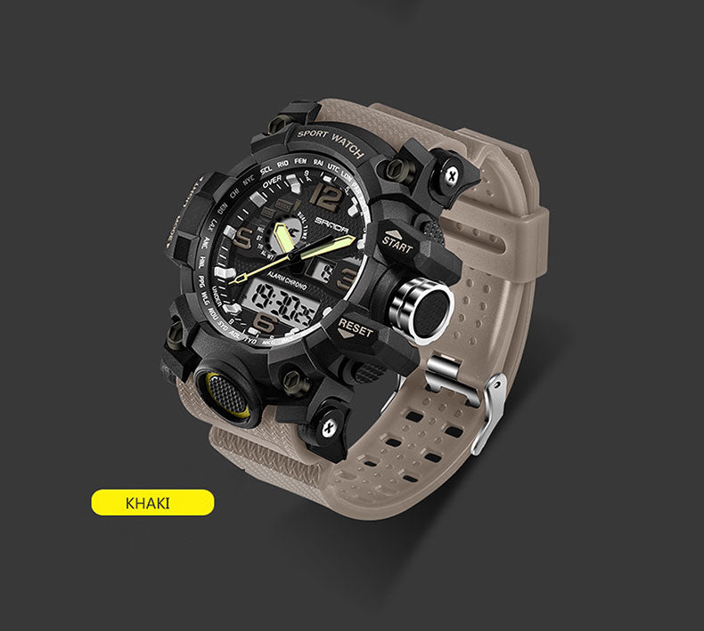 SANDA military watch waterproof sports watches