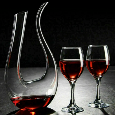 crystal-1500ml  U-Shaped decanter Crytal.